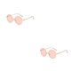 thumbnail image 3 of Sonducket Gafas de sol para niñas, almohadilla nasal transpirable polarizada, gafas adorables para niños, gafas para viajar, acampar, jugar, Rosado 2Conjunto, 3 of 6