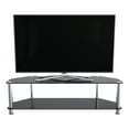 thumbnail image 4 of AVF Transitional Steel and Glass TV Stand for up to 65" TVs in Black/Chrome, 4 of 7