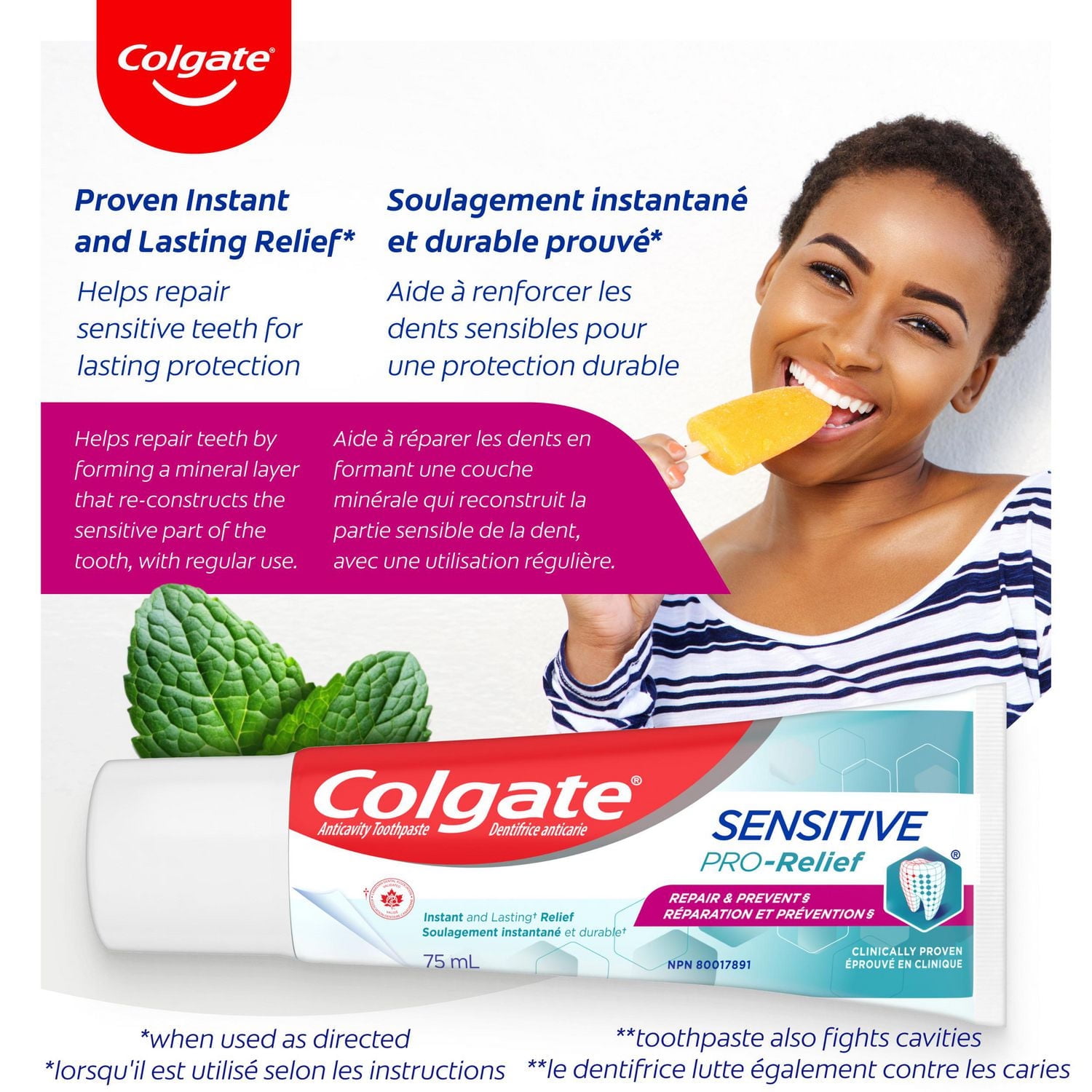 Colgate Sensitive Pro-Relief Repair & Prevent Toothpaste, 75 mL