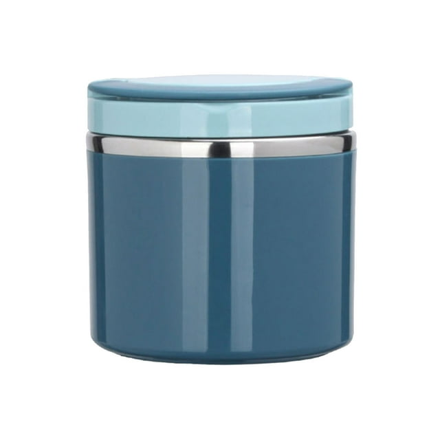 Agiferg Hot Container With Handle, 630ml Stainless Steel Food Heating Container, Food Container, Keep Warm Container, Breakfast Cup, Soup Bowl