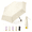 Beige, variant on Portable Mini Folding Umbrella 6 Rib UV Rain Protection