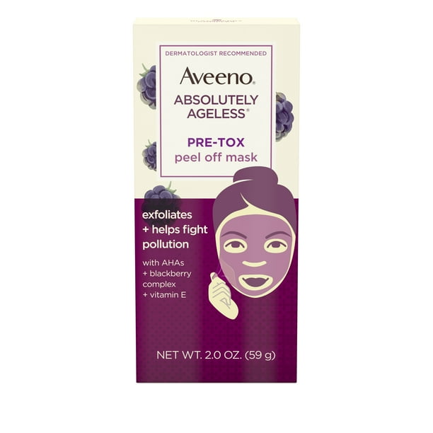Download Aveeno Absolutely Ageless Anti Aging Peel Off Alpha Hydroxy Acid Aha And Vitamin E Face Mask 2 Oz Walmart Com Walmart Com PSD Mockup Templates