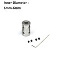 thumbnail image 2 of 1Set 4Mm/5Mm/6Mm/8Mm/10Mm Rigid Shaft Coupling Motor Connector Sleeve #45 Steel, 2 of 3