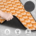 thumbnail image 3 of Naloa Cute Fox Faces Pattern Car Foot Mat Set of 4 Pieces - Universal Floor Liner Neoprene Full Set Floor Mats for Cars Trucks SUV, 3 of 7