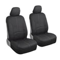 thumbnail image 3 of Motor Trend SpillGuard Waterproof Front and Rear Bench Car Seat Covers, Full Set in Black & Beige - Universal Fit for Auto Truck Van SUV, 3 of 8