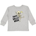 thumbnail image 3 of Inktastic Happy Halloween with Dancing Skeleton Boys or Girls Long Sleeve Toddler T-Shirt, 3 of 5