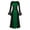 Green, variant on breaise Medieval Victorian Dress for Women 2024 Vintage Gothic Flare Long Sleeve Maxi Dresses Renaissance Color Block Lace Up Dress