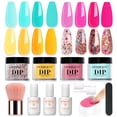 thumbnail image 1 of Kit de uñas en polvo para uñas AZUREBEAUTY Starter con 4 colores y bandeja, 1 of 9