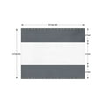 thumbnail image 2 of Covers & All Rideau Extérieur Transparent 12 Oz en Vinyle, Rideaux d'Extérieur pour Patio, Bâche Imperméable et Résistante aux Intempéries avec Oeillets en Laiton pour Pergola, Véranda, Gazebos, Balcon (8 H X 10 L Pieds Gris), 2 of 5