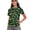 Clover Heart Pattern, variant on Cat Clover Pattern Quick Dry Golf Shirt, Polyester Tennis Shirts Soft Lightweight Athletic Tops for Outdoor Travel Shopping Size Medium