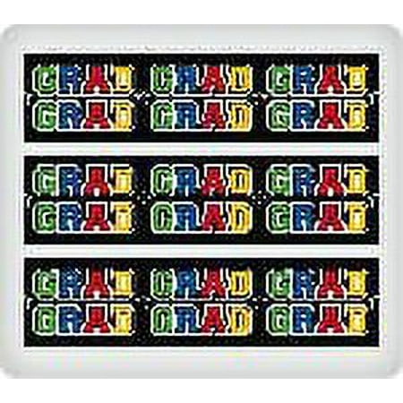 Grad Party Bright Border Edible Image