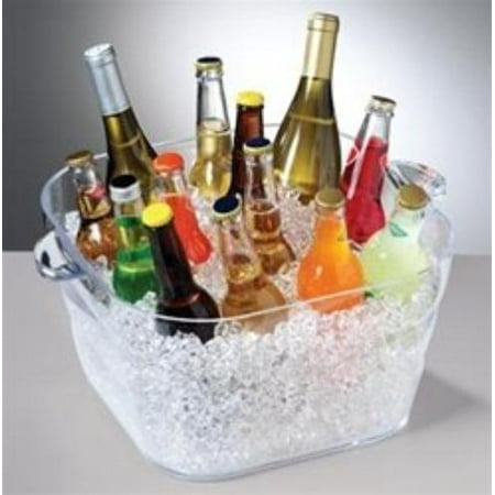 Hammered Party Tub - Prodyne Ab18 Big Square Party Tub