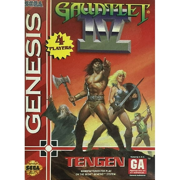 Restored Gauntlet IV (Sega Genesis, 1993) Fighting Game (Refurbished)