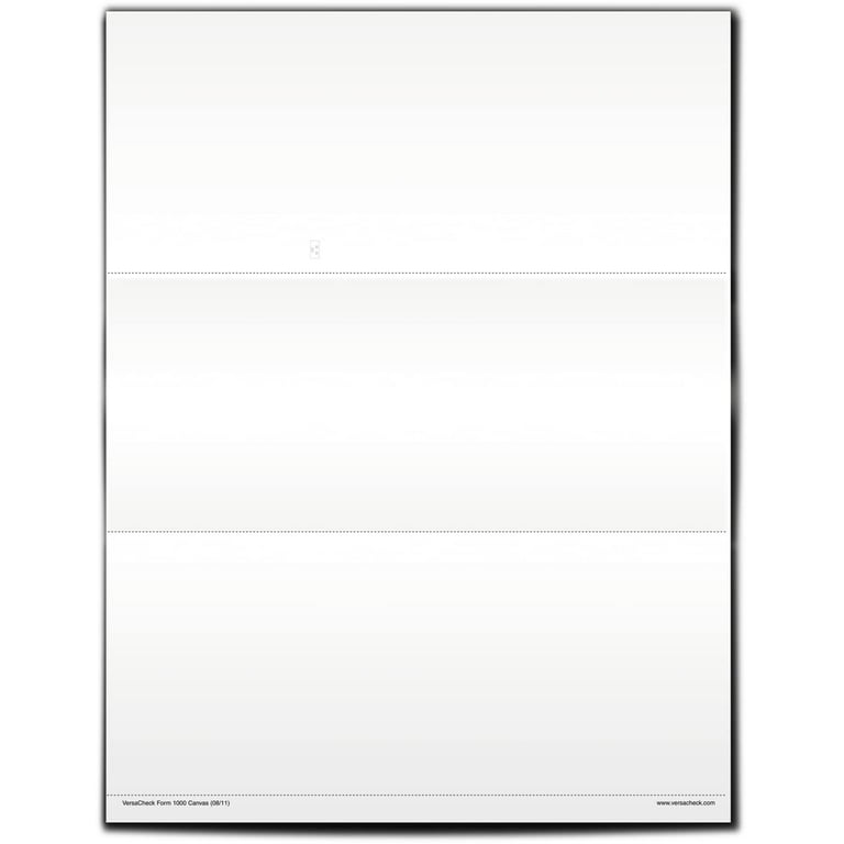 ValueChex UV Secure Check Paper- Blank Check Stock