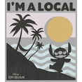 thumbnail image 2 of Boy's Lilo & Stitch I'm A Local Beach and Waves  Graphic Tee Athletic Heather X Large, 2 of 5