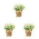 thumbnail image 1 of Corona de margaritas cesta de flores colgante decoración de pared para puerta delantera cesta de flores de primavera, 1 of 3