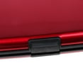 thumbnail image 3 of TISHITA Aluminium Metal Wallet Red, 3 of 8