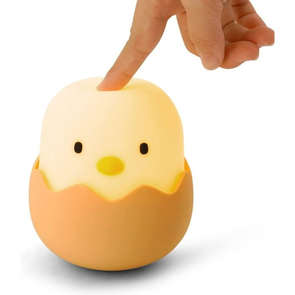 DYY Kids Night Light, for Children LED Baby Nursery Night Light, with Touch Sensor, Rechargeable Battery Cute Chick Night Light, for Bedroom, Bedside Baby Feeding(Chick)