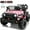 Pink-a, variant on Funride 4WD 24 Volt Ride on Truck, 2 Seater Electric Car for Kids, Power Car Wheels with Remote, Bluetooth, LED Lights, Pink
