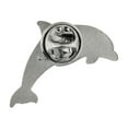 thumbnail image 3 of PinMart's Blue Dolphin Ocean Sea Animal Cute Enamel Lapel Pin, 3 of 3