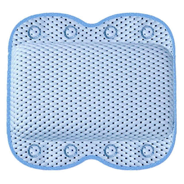 Tub Pillow for Bathtub - Suction Cup PVC Bathtub Pillow - Bath Tub Pillows for Head & Neck - Bath Accessories for Women - High Resilience Non Slip for Hotels