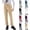 Khaki, variant on YOUYEDIAN Boys Dress Pants Slim Fit School Uniform Pants for Boys Adjustable Waist Trousers (Purple, 8-9 Years)