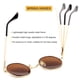 thumbnail image 5 of Gafas de Sol Polarizadas Redondas Gleyemor para Hombre y Mujer Rojo Amarillo, 5 of 7