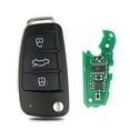thumbnail image 6 of 315/433Mhz Remote Car Key For Audi Q7 B7 Q3 A3 TT A2 A8 A6 A6L A4 S5 C5 C6 B6 A4L A5 Q5 S RS S18X0837220 8P0837220D ID48 No Logo, 6 of 9
