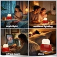 thumbnail image 3 of Lámpara de Tostadora con Decoración Retro, Decoración de Escritorio con Forma de Tostadora Retro, Regalos para Adolescentes, Preadolescentes, Mujeres, Rojo, 3 of 5