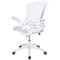 thumbnail image 4 of Scranton & Co Contemporary Mesh Fabric Mid Back Swivel Office Chair in White, 4 of 5