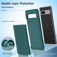 thumbnail image 2 of FNTCASE pour Google Pixel 7a Boîtier Antichoc: Double Couche de Protection Robuste Housse de Téléphone Portable Robuste avec Antidérapant, 2 of 5