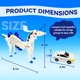 thumbnail image 3 of Robot unicornio de juguete que transforma colisiones con 2 coches magnéticos, 3 of 7
