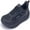 Black, variant on MAYKX Women’s Wide Toe Box Arch Support Walking Shoes –Orthotic with Removable Insoles for Plantar Fasciitis & Long Standing