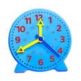 thumbnail image 2 of Yinanstore Learning Clock for Kids Convenient Basic Math Development Realistic Kids Table Clock Toy Telling Time for Children Homeschool Blue, 2 of 8