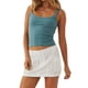 thumbnail image 1 of Lucakuins Mujeres Tank Tops, Color Sólido Básico Sin Mangas Escote Redondo Slim Fit Camisas Camisola Acanalada Tops Lucakuins moda, 1 of 5