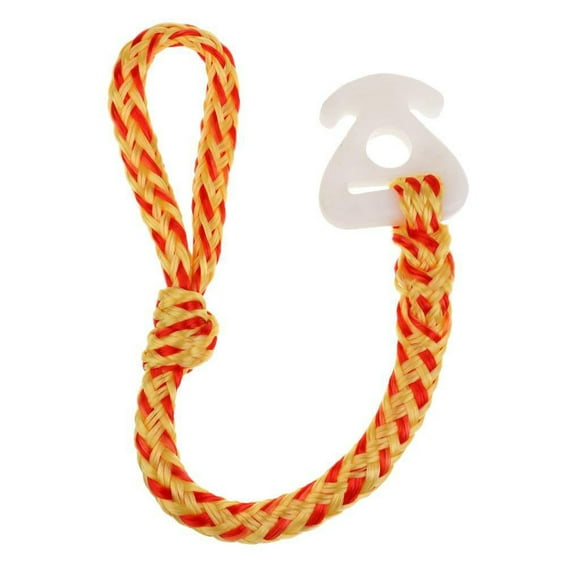 Thinsont Boat Tow Tube Rope Connector Plastic Harness Outdoor Water Sports Canoe Drifting Towing Spare Waterboarding Accessories Yellow Red