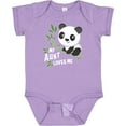thumbnail image 3 of Inktastic My Aunt Loves Me Cute Panda Boys or Girls Baby Bodysuit, 3 of 5
