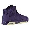 thumbnail image 3 of Air Jordan 6 Retro GG Big Kid Shoes Purple Dynasty/White/Violet 543390-509 (7 M US), 3 of 6