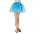 thumbnail image 4 of DuoJiaJ Tutu Skirts for Women A-Line Layered Mini Skirts Ealstic Adult Party Puffy Skirt,Blue One Size, 4 of 4