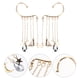 thumbnail image 4 of BRIGHTFUFU 2 piezas Tassel Ear Bone Clip de luna Earra de orejas Estrellas de luna Clip de oído no penetrante en aretes, 4 of 8