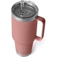 thumbnail image 1 of YETI Rambler 42 oz Straw Mug, Vacuum Insulated, Stainless Steel, Sandstone Pink, 1 of 8