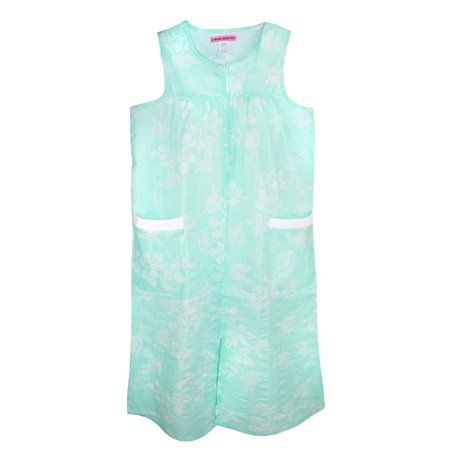 sleeveless duster robe