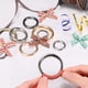 thumbnail image 4 of Uxcell 4-Pack Anillos de Cortina de Metal de 3/4 Pulgadas para Ventanas y Telas [Oro], 4 of 6