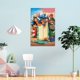 thumbnail image 4 of Lilo y Stitch Cuadro decorativo colgante - Arte de pared - Póster enmarcado - Decoración de pared - Regalos para familia, amigos y aficionados 40*60 cm, 4 of 6
