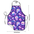 thumbnail image 2 of Sikiie colorful mushroom Skull rainbow Aprons for Kitchen Cooking Aprons, Chef Apron for Men Women Chef, 2 of 7