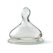 NUK Orthodontic Silicone Nipples 2-Pack, Size 2 (Medium)