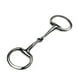 thumbnail image 5 of Filete de caballo,Filete deportivo ligero de acero inoxidable para caballos,Bocado para Caballo Equipo Portátil Profesional,Bocado masticable para caballos con anillas Montar a caballo de, 5 of 8