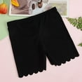 thumbnail image 3 of GYRATEDREAM Baby Girls Solid Bottom Safety Shorts Toddler Kids Comfort Breathable Elastic Waist Anti Glare Athletic Bike Cotton Shorts for 4-13 Years, 3 of 5