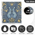 thumbnail image 5 of Yayeee Magnetic Dishwasher Cover for The Front Decoration Home Kitchen Machine Sticker Protector, Yellow Forest Pattern, 5 of 6