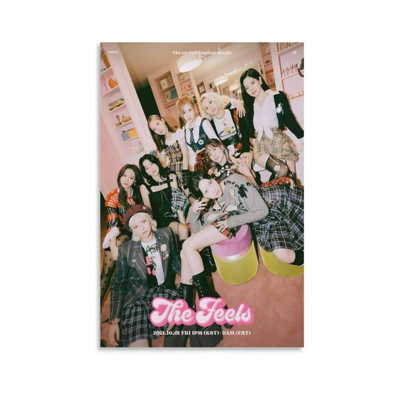 Twice Kpop The Feels Feel Special Teaser Members Fashion Poster